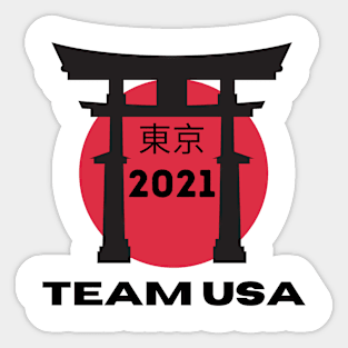 Tokyo 2021 Team USA Sticker